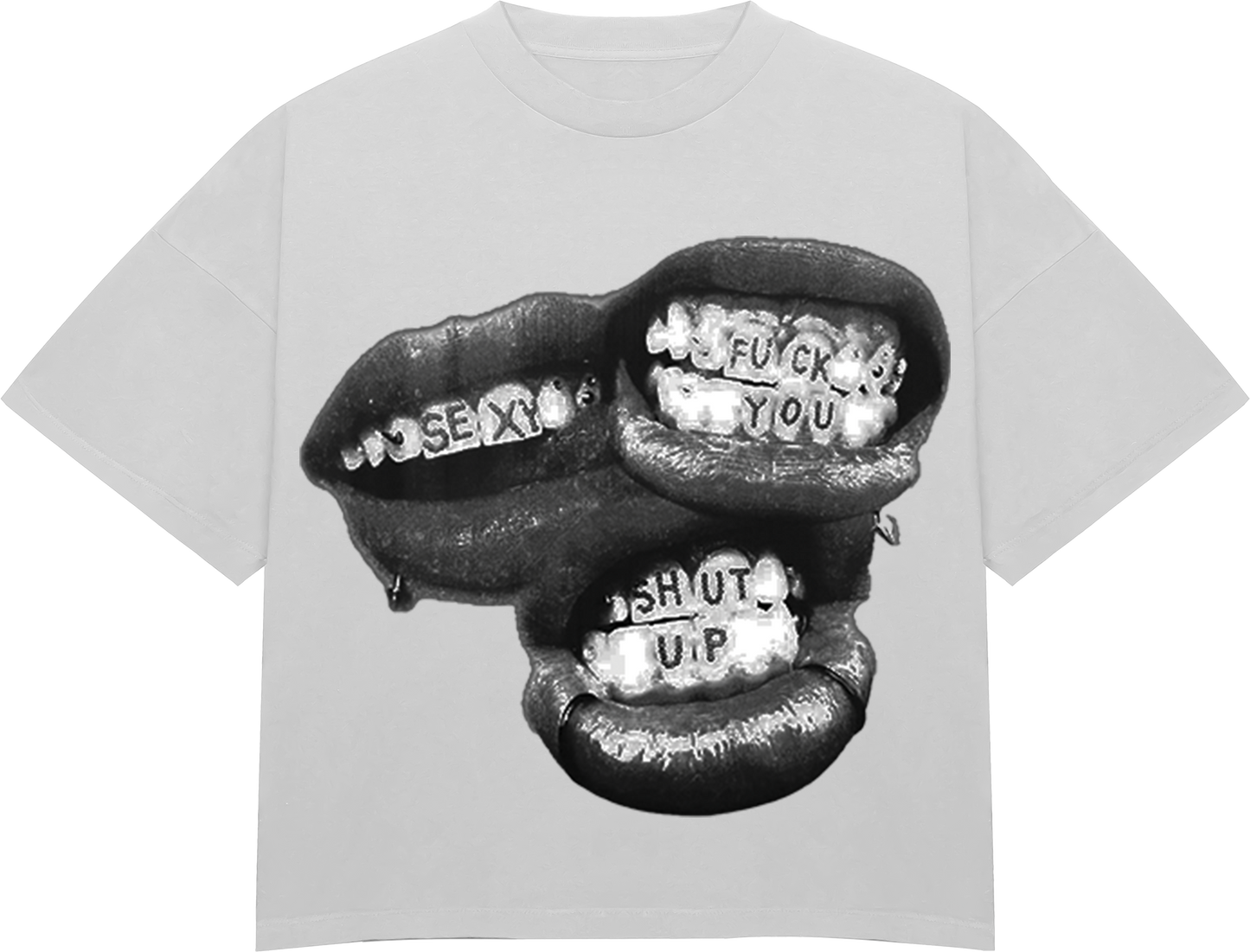 SHUT UP TEE WHITE